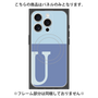 プレミアムパネル with MagSafe［ オリジナル - initial two tone - U blue ］
