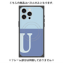プレミアムパネル with MagSafe［ オリジナル - initial two tone - U blue ］