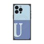 プレミアムパネル with MagSafe［ オリジナル - initial two tone - U blue ］