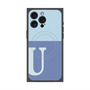 プレミアムパネル with MagSafe［ オリジナル - initial two tone - U blue ］