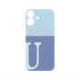 プレミアムパネル with MagSafe［ オリジナル - initial two tone - U blue ］