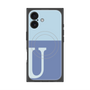 プレミアムパネル with MagSafe［ オリジナル - initial two tone - U blue ］