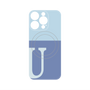 プレミアムパネル with MagSafe［ オリジナル - initial two tone - U blue ］