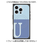 プレミアムパネル with MagSafe［ オリジナル - initial two tone - U blue ］