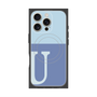 プレミアムパネル with MagSafe［ オリジナル - initial two tone - U blue ］