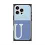 プレミアムパネル with MagSafe［ オリジナル - initial two tone - U blue ］