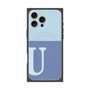 プレミアムパネル with MagSafe［ オリジナル - initial two tone - U blue ］