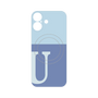 プレミアムパネル with MagSafe［ オリジナル - initial two tone - U blue ］