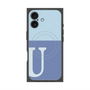 プレミアムパネル with MagSafe［ オリジナル - initial two tone - U blue ］