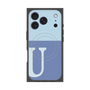 プレミアムパネル with MagSafe［ オリジナル - initial two tone - U blue ］
