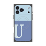 プレミアムパネル with MagSafe［ オリジナル - initial two tone - U blue ］