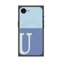 プレミアムパネル with MagSafe［ オリジナル - initial two tone - U blue ］