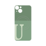 プレミアムパネル with MagSafe［ オリジナル - initial two tone - U green ］