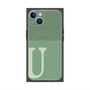 プレミアムパネル with MagSafe［ オリジナル - initial two tone - U green ］