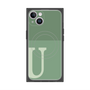プレミアムパネル with MagSafe［ オリジナル - initial two tone - U green ］