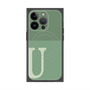 プレミアムパネル with MagSafe［ オリジナル - initial two tone - U green ］