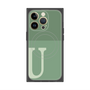 プレミアムパネル with MagSafe［ オリジナル - initial two tone - U green ］