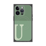 プレミアムパネル with MagSafe［ オリジナル - initial two tone - U green ］