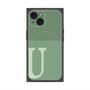 プレミアムパネル with MagSafe［ オリジナル - initial two tone - U green ］