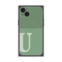 プレミアムパネル with MagSafe［ オリジナル - initial two tone - U green ］
