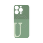 プレミアムパネル with MagSafe［ オリジナル - initial two tone - U green ］