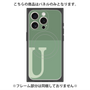 プレミアムパネル with MagSafe［ オリジナル - initial two tone - U green ］