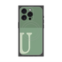 プレミアムパネル with MagSafe［ オリジナル - initial two tone - U green ］