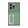 プレミアムパネル with MagSafe［ オリジナル - initial two tone - U green ］