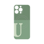 プレミアムパネル with MagSafe［ オリジナル - initial two tone - U green ］