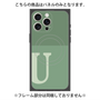 プレミアムパネル with MagSafe［ オリジナル - initial two tone - U green ］