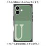 プレミアムパネル with MagSafe［ オリジナル - initial two tone - U green ］