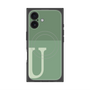 プレミアムパネル with MagSafe［ オリジナル - initial two tone - U green ］