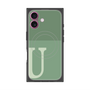 プレミアムパネル with MagSafe［ オリジナル - initial two tone - U green ］