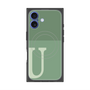 プレミアムパネル with MagSafe［ オリジナル - initial two tone - U green ］