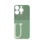 プレミアムパネル with MagSafe［ オリジナル - initial two tone - U green ］