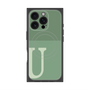 プレミアムパネル with MagSafe［ オリジナル - initial two tone - U green ］