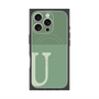 プレミアムパネル with MagSafe［ オリジナル - initial two tone - U green ］