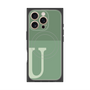 プレミアムパネル with MagSafe［ オリジナル - initial two tone - U green ］