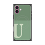 プレミアムパネル with MagSafe［ オリジナル - initial two tone - U green ］