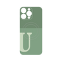 プレミアムパネル with MagSafe［ オリジナル - initial two tone - U green ］