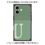 プレミアムパネル with MagSafe［ オリジナル - initial two tone - U green ］