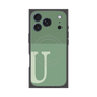 プレミアムパネル with MagSafe［ オリジナル - initial two tone - U green ］
