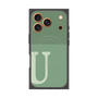 プレミアムパネル with MagSafe［ オリジナル - initial two tone - U green ］