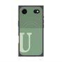 プレミアムパネル with MagSafe［ オリジナル - initial two tone - U green ］