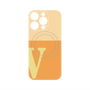 プレミアムパネル with MagSafe［ オリジナル - initial two tone - V orange ］