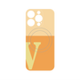 プレミアムパネル with MagSafe［ オリジナル - initial two tone - V orange ］