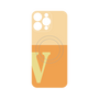 プレミアムパネル with MagSafe［ オリジナル - initial two tone - V orange ］