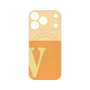 プレミアムパネル with MagSafe［ オリジナル - initial two tone - V orange ］