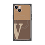 プレミアムパネル with MagSafe［ オリジナル - initial two tone - V brown ］