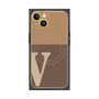 プレミアムパネル with MagSafe［ オリジナル - initial two tone - V brown ］